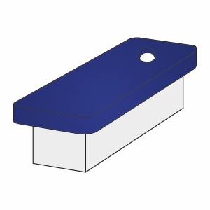 Ayurvedaliegenbezug (mit Loch) Superstretch-Frottee für 190–200 x 90–100 cm Liegen