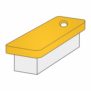 Ayurvedaliegenbezug (mit Loch) Superstretch-Frottee für 190–200 x 90–100 cm Liegen