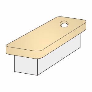 Ayurvedaliegenbezug (mit Loch) Superstretch-Frottee für 190–200 x 90–100 cm Liegen