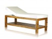 Soleni Hartholz Massageliege Teak Natural Holz Empress X