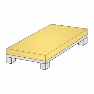 Matratzenbezug Medium Frottee – 200 x 70–100 cm, Spannbezug waschbar 90 °C