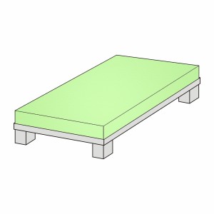 Matratzenbezug Maxi Frottee – 200 x 100–140 cm, Spannbezug waschbar 90 °C