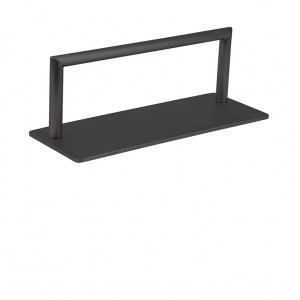 SPINY - Fußstütze für Friseurstuhl Edelstahl Friseur Ausrüstung Fußablage schwarz