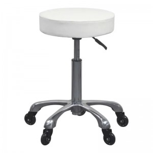 SILENT FAST Hocker ergonomisch, leise Rollen, PU, höhenverstellbar