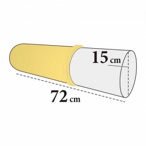 Bezug für Knierolle Maxi – Frottee, 100% Baumwolle, waschbar, für 15×72 cm Rollen