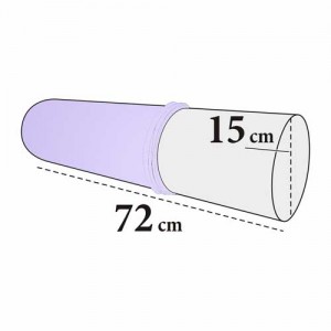 Bezug für Knierolle Maxi – Frottee, 100% Baumwolle, waschbar, für 15×72 cm Rollen