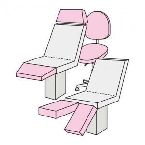 Hockerbezug Mega – Velour, 100% Baumwolle, waschbar, für Hocker & Liegen