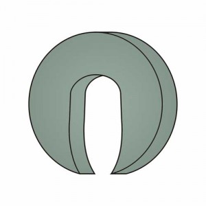 Kopfringbezug Hörnchen – Velour, 100% Baumwolle, waschbar, für Massageliegen