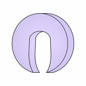 Kopfringbezug Hörnchen – Velour, 100% Baumwolle, waschbar, für Massageliegen