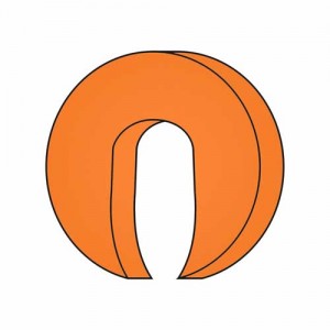 Kopfringbezug Hörnchen – Velour, 100% Baumwolle, waschbar, für Massageliegen