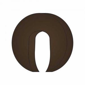 Kopfringbezug Hörnchen – Velour, 100% Baumwolle, waschbar, für Massageliegen