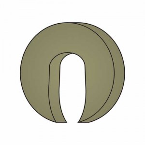 Kopfringbezug Hörnchen – Velour, 100% Baumwolle, waschbar, für Massageliegen