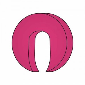 Kopfringbezug Hörnchen – Velour, 100% Baumwolle, waschbar, für Massageliegen