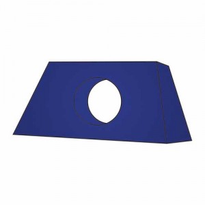 Kopfteilbezug Maxi – Velour, 100% Baumwolle, mit Nasenloch & Halsschal, waschbar