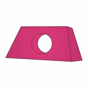 Kopfteilbezug Maxi – Velour, 100% Baumwolle, mit Nasenloch & Halsschal, waschbar