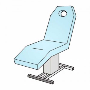 Kosmetikliegenbezug mit Loch – Frottee Spannbezug 175–195 cm waschbar 90 °C