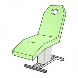 Kosmetikliegenbezug mit Loch – Frottee Spannbezug 175–195 cm waschbar 90 °C