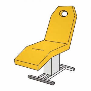 Kosmetikliegenbezug mit Loch – Frottee Spannbezug 175–195 cm waschbar 90 °C