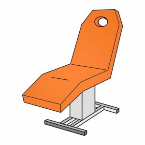Kosmetikliegenbezug mit Loch – Frottee Spannbezug 175–195 cm waschbar 90 °C
