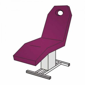 Kosmetikliegenbezug mit Loch – Frottee Spannbezug 175–195 cm waschbar 90 °C