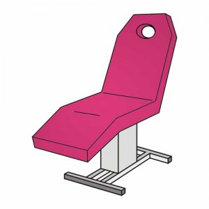 Kosmetikliegenbezug mit Loch – Frottee Spannbezug 175–195 cm waschbar 90 °C