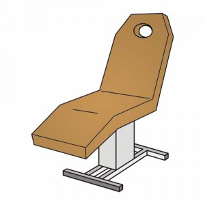 Kosmetikliegenbezug mit Loch – Frottee Spannbezug 175–195 cm waschbar 90 °C