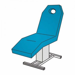 Kosmetikliegenbezug mit Loch – Frottee Spannbezug 175–195 cm waschbar 90 °C
