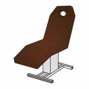 Kosmetikliegenbezug mit Loch – Frottee Spannbezug 175–195 cm waschbar 90 °C