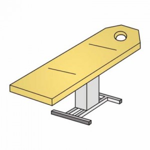 Massageliegenbezug mit Loch – Frottee Spannbezug 175–195 cm waschbar 90 °C