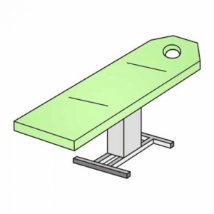 Massageliegenbezug mit Loch – Frottee Spannbezug 175–195 cm waschbar 90 °C