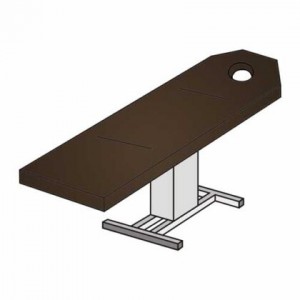 Massageliegenbezug mit Loch – Frottee Spannbezug 175–195 cm waschbar 90 °C