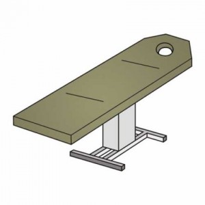 Massageliegenbezug mit Loch – Frottee Spannbezug 175–195 cm waschbar 90 °C