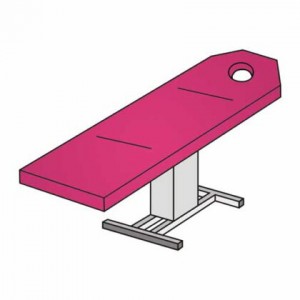 Massageliegenbezug mit Loch – Frottee Spannbezug 175–195 cm waschbar 90 °C