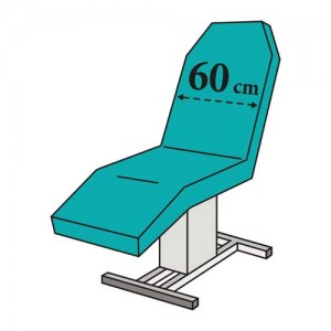 Kosmetikliegenbezug ohne Loch – öl- & wasserresistent, Frottee, 175–195×40–60 cm