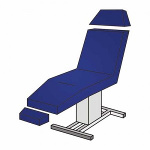 Set-Liegenbezug 3-teilig ohne Loch – Frottee 125–150 cm, waschbar 90 °C