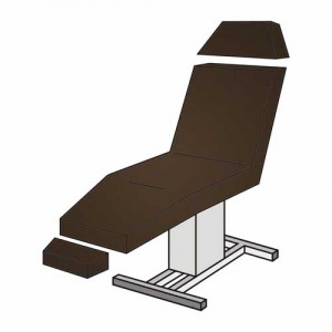Set-Liegenbezug 3-teilig mit Loch – Frottee 125–150 cm, waschbar 90 °C