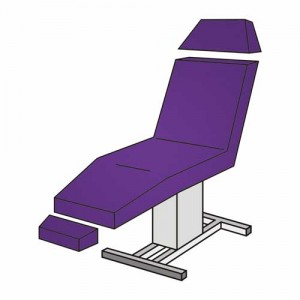 Set-Liegenbezug 3-teilig ohne Loch – Frottee 125–150 cm, waschbar 90 °C