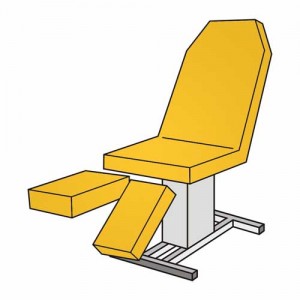 Set-Pediküreliegenbezug ohne Loch – Frottee 115–135 cm, waschbar 90 °C