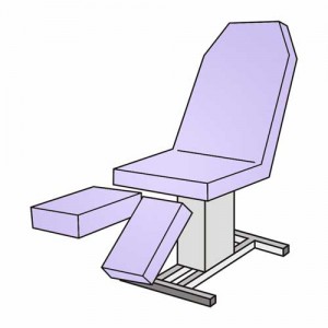 Set-Pediküreliegenbezug ohne Loch – Frottee 115–135 cm, waschbar 90 °C