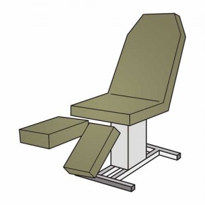 Set-Pediküreliegenbezug ohne Loch – Frottee 115–135 cm, waschbar 90 °C