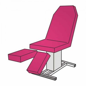 Set-Pediküreliegenbezug ohne Loch – Frottee 115–135 cm, waschbar 90 °C