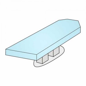 SPA-Liegenbezug ohne Loch – Frottee Spannbezug 185–215 cm, waschbar 90 °C