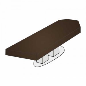 SPA-Liegenbezug ohne Loch – Frottee Spannbezug 185–215 cm, waschbar 90 °C