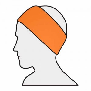 Stirnband Maxi 5er-Pack – Velour, Klettverschluss, waschbar, für Damen & Herren