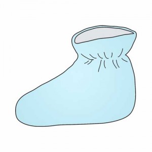 Studio-Fuß-Pack – 2 dick gefütterte Fußli, weich, komfortabel, für Studio & Wellness