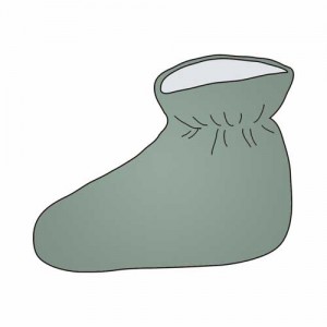 Studio-Fuß-Pack – 2 dick gefütterte Fußli, weich, komfortabel, für Studio & Wellness