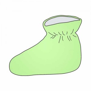 Studio-Fuß-Pack – 2 dick gefütterte Fußli, weich, komfortabel, für Studio & Wellness