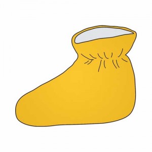 Studio-Fuß-Pack – 2 dick gefütterte Fußli, weich, komfortabel, für Studio & Wellness