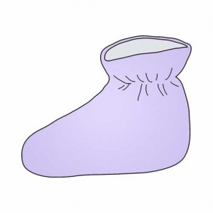 Studio-Fuß-Pack – 2 dick gefütterte Fußli, weich, komfortabel, für Studio & Wellness