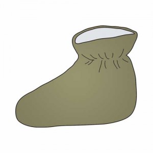 Studio-Fuß-Pack – 2 dick gefütterte Fußli, weich, komfortabel, für Studio & Wellness